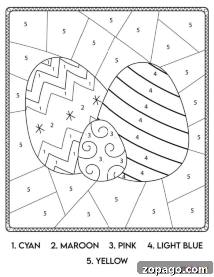 Adorable Bunny Coloring Sheets Free to Print 7 easter egg coloring page