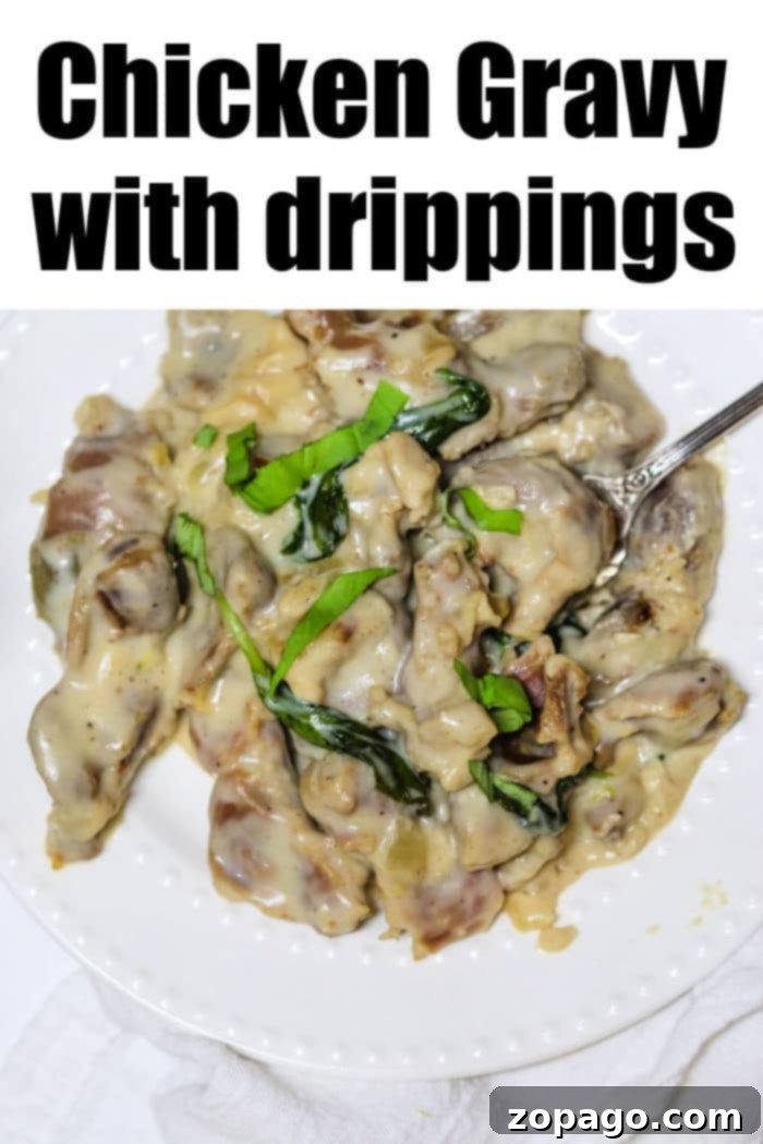 Transform Chicken Drippings into Delicious Gravy 8 Gizzard Gravy