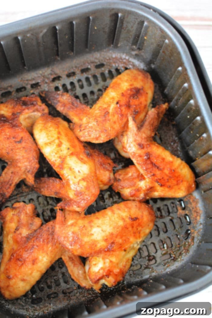 Crispy Air-Fried Whole Chicken Wings 7 Crispy Whole Chicken Wings
