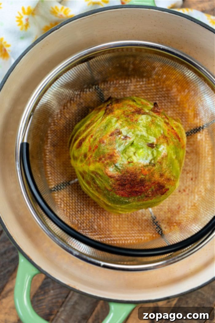 Mastering the Whole Cabbage 6 Dutch Oven Cabbage Ready to Serve