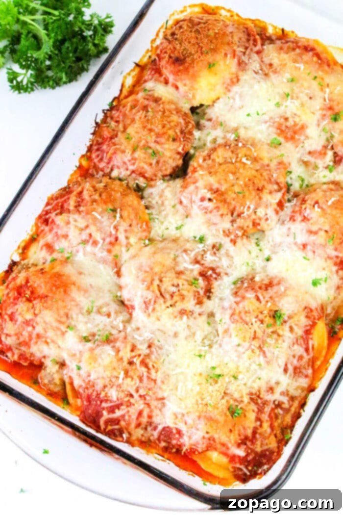 Chicken Parmesan and Ravioli Casserole