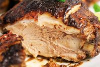Oven-Baked Jerk Chicken Recipe with Crispy Skin and Spicy Glaze