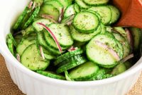 Cucumber and Dill Salad with Creamy Yogurt Dressing