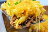 Mac and Cheese Meatloaf Casserole Bake
